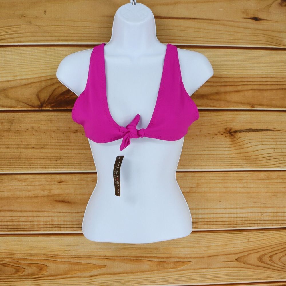 Yandy bikini Top Junior Womens Size M A-Cup Pink‎ Stretch Nylon-Spandex Blend